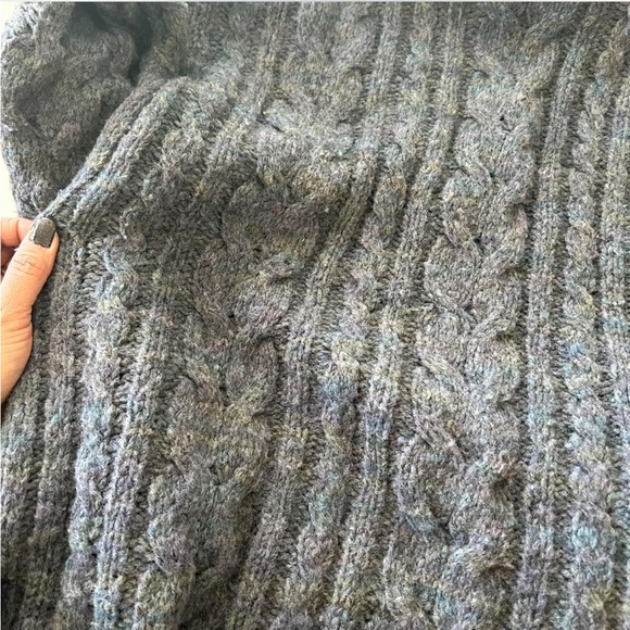 Vintage the Limited Fisherman’s Cable knit turtleneck sweater Wool blend Large. - Picture 8 of 8